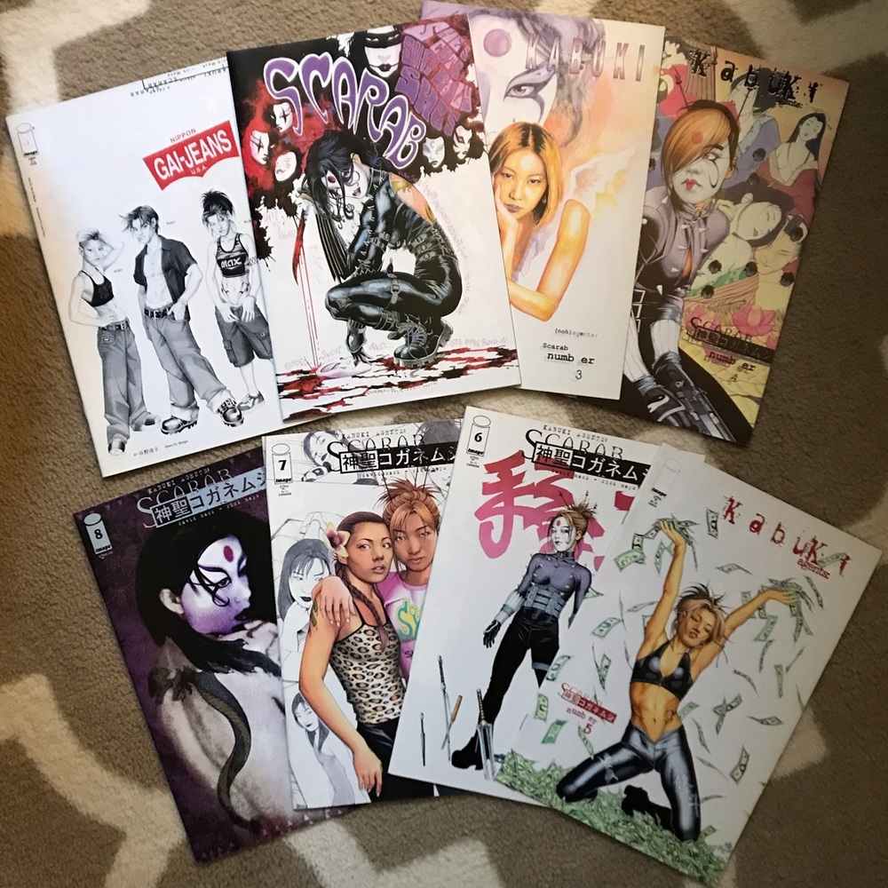 Image Comics Kabuki Agents:Scarab #1-8 set of 8 comic books